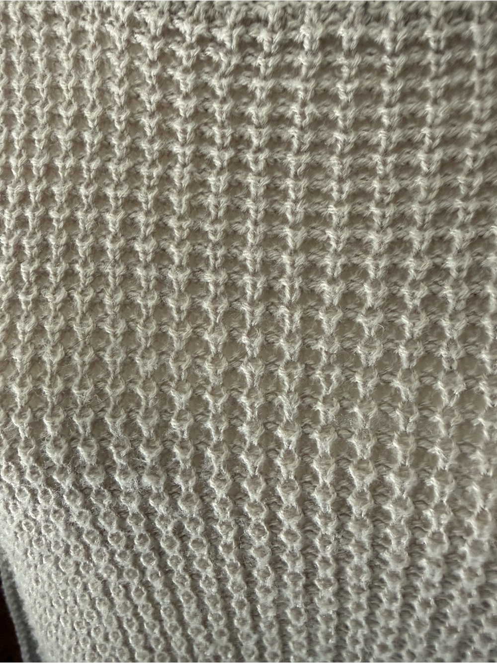 Zenana Outfitters Premium Taupe Waffle Knit Crewneck Sweater - Picture 2 of 6